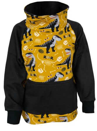 Sweat Pullover mit Kragen - Dinosaurier Gr.104/110 - NEU