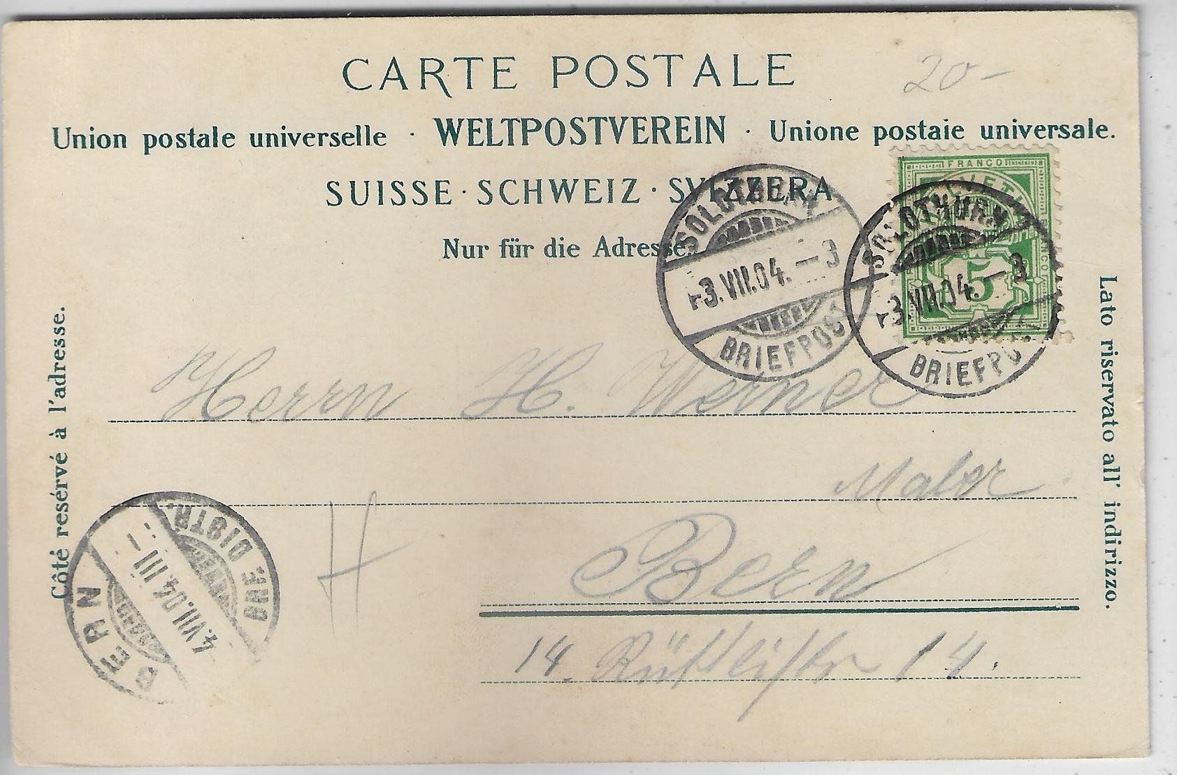 Cartoline postali: Solothurn - Basler-Thor – Usato da Ettingen venduto da Kartenplanet 1