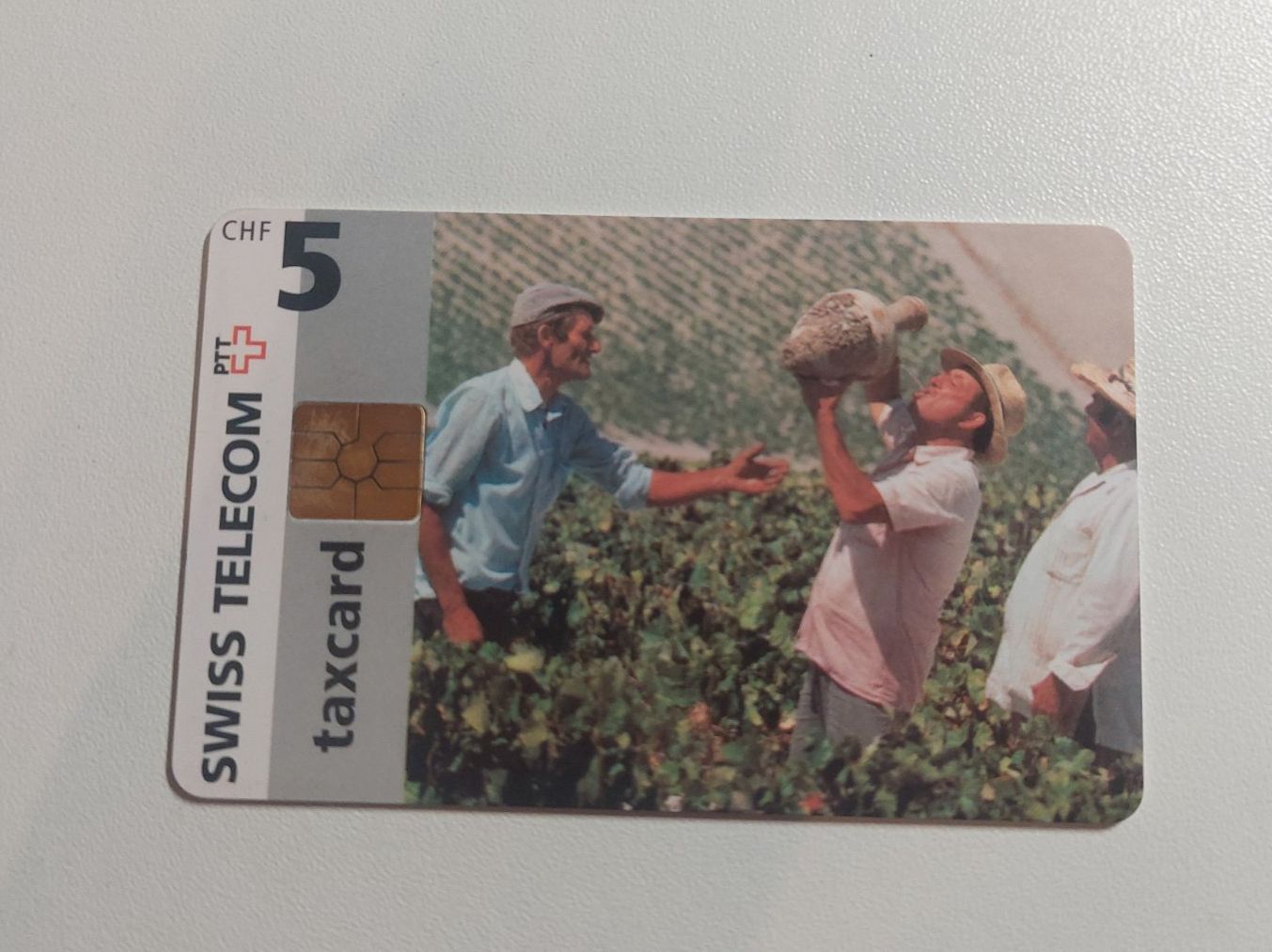Swisscom Schede telefoniche: Alte Swisscom Taxcard Fr. 5 – Usato da Erlinsbach venduto da pfunky