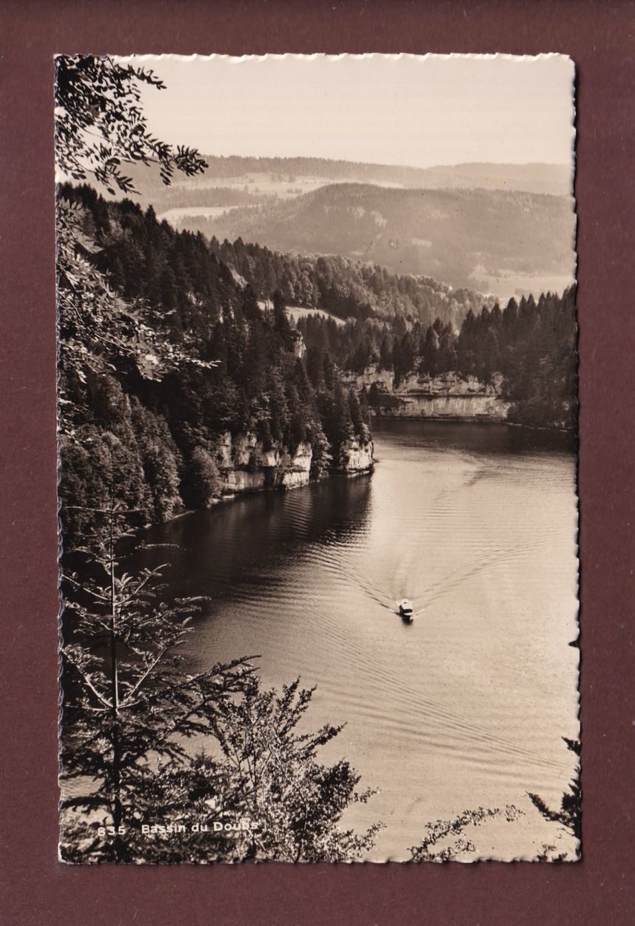 Cartoline postali: BASSIN DU DOUBS – Usato da Pully venduto da nicecards