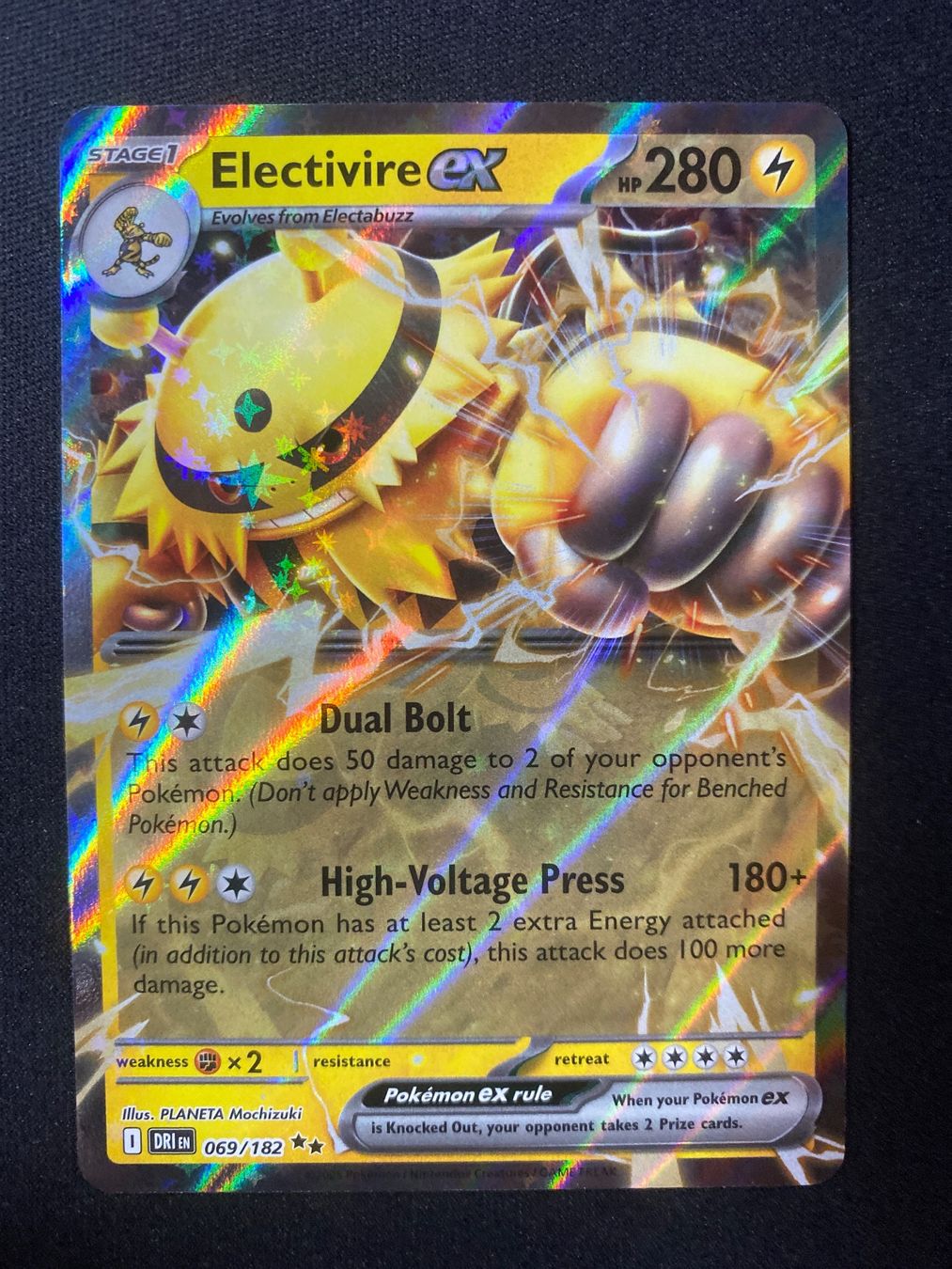 Pokémon Carte collezionabili: Electivire ex 69 - Elevoltek ex - Destined Rivals - EN – Nuovo (secondo la descrizione) da Hausen AG venduto da Shrade