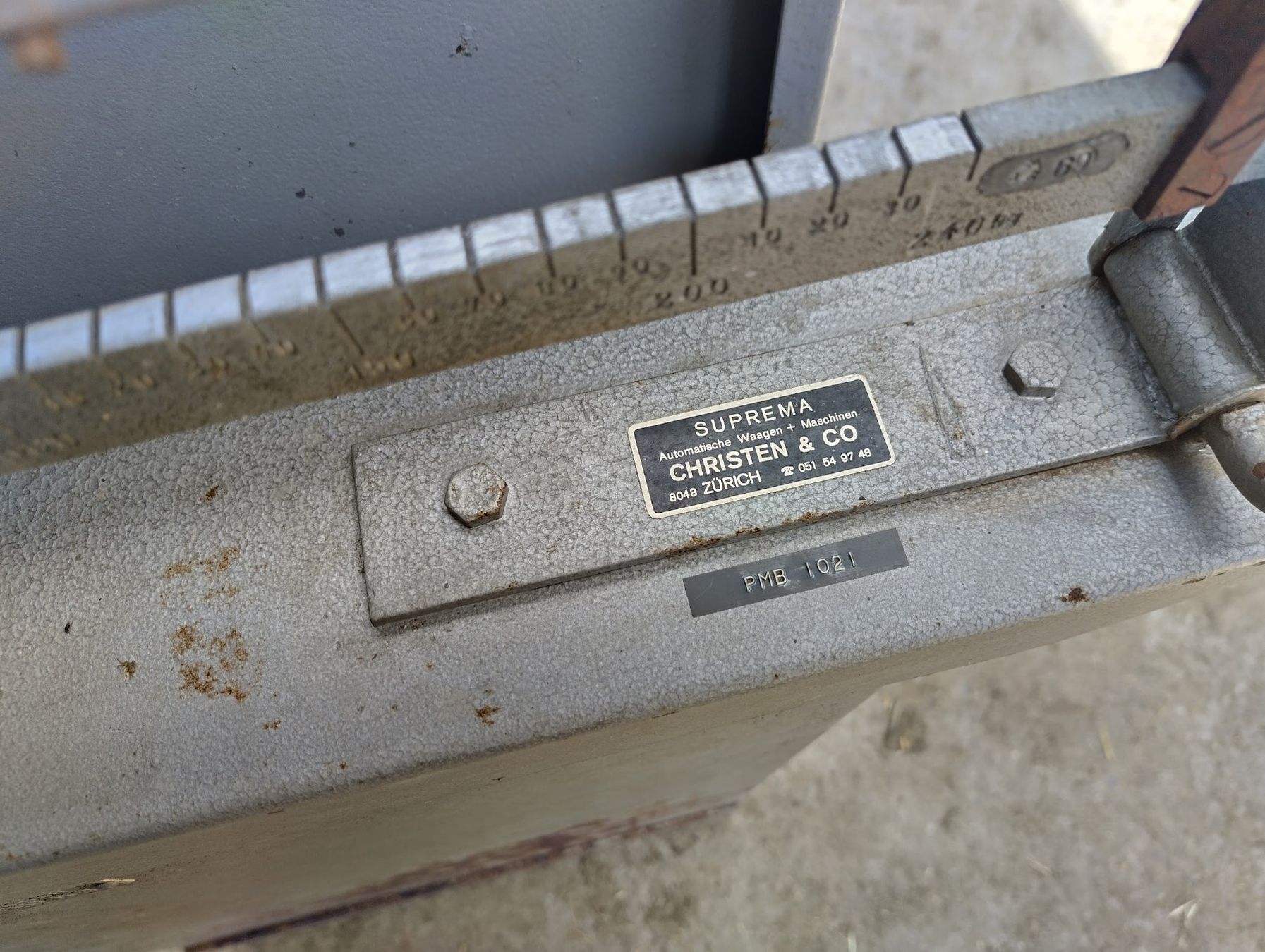Christen & Co Bilance e pesi: Sackwaage 250 kg Tragkraft – Usato da Trub venduto da Cbastian 1