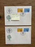 1962 Europa - Kurzer Ast - auf FDC sehr selten. Kat 80.-