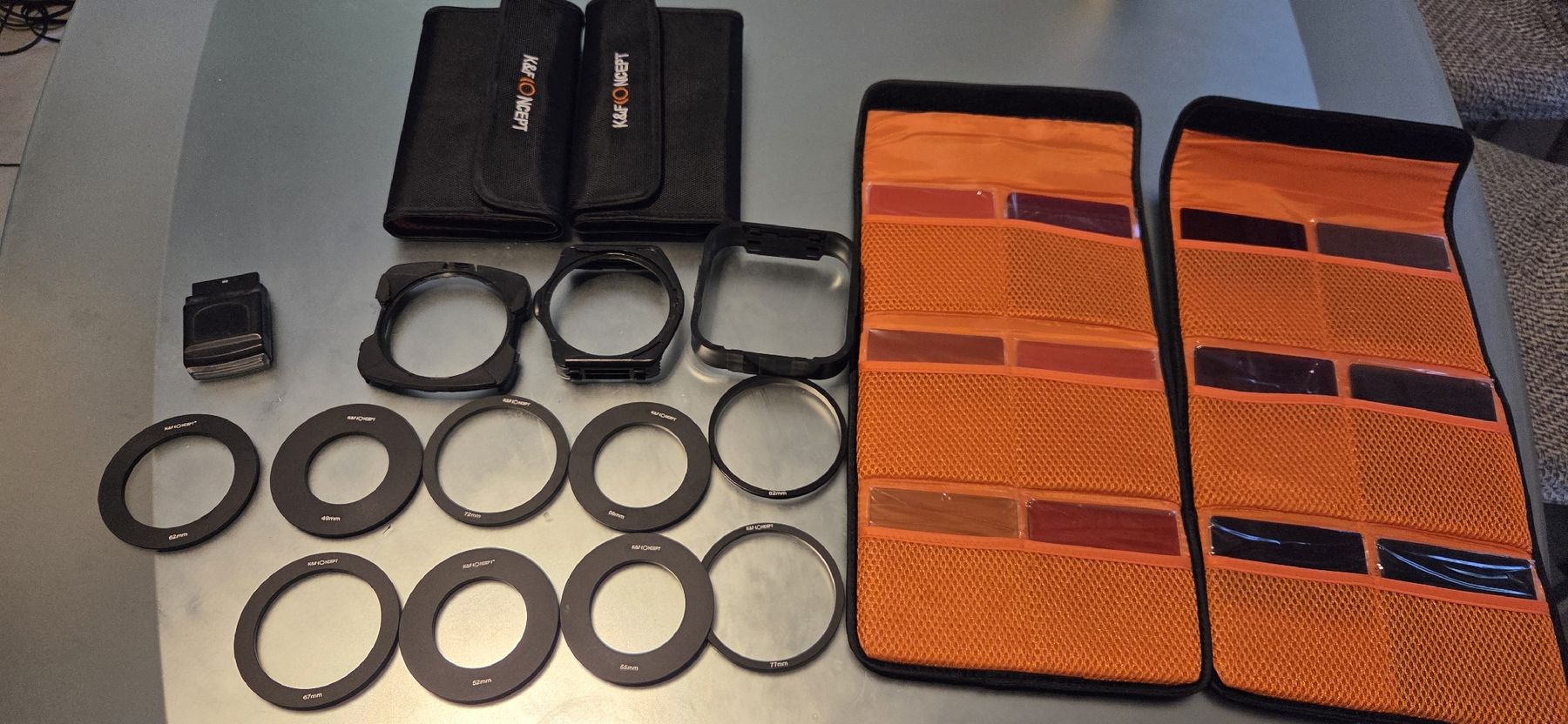 Filtri: K&F Concept Filter Halterung Set mit Adaptern 49-82mm – Usato da Huttwil venduto da ser_gn9l 2