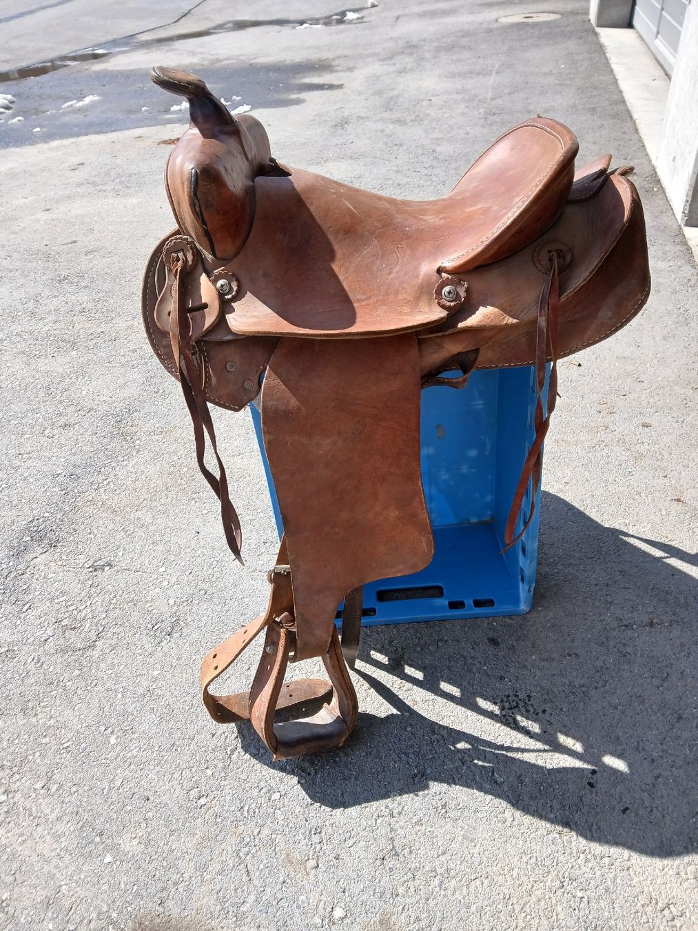 Sattel & Sattelzubehör: Westernsattel, Ledersattel, Top – Gebraucht aus Wiler (Lötschen) von AnRieder 5