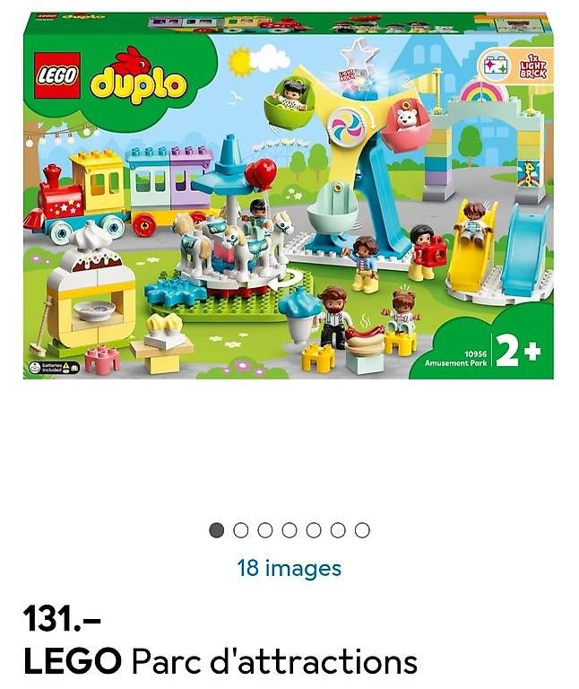 Kit di costruzioni: Lot de lego duplo Parc attraction  – Usato da Chéserex venduto da aux_p86n