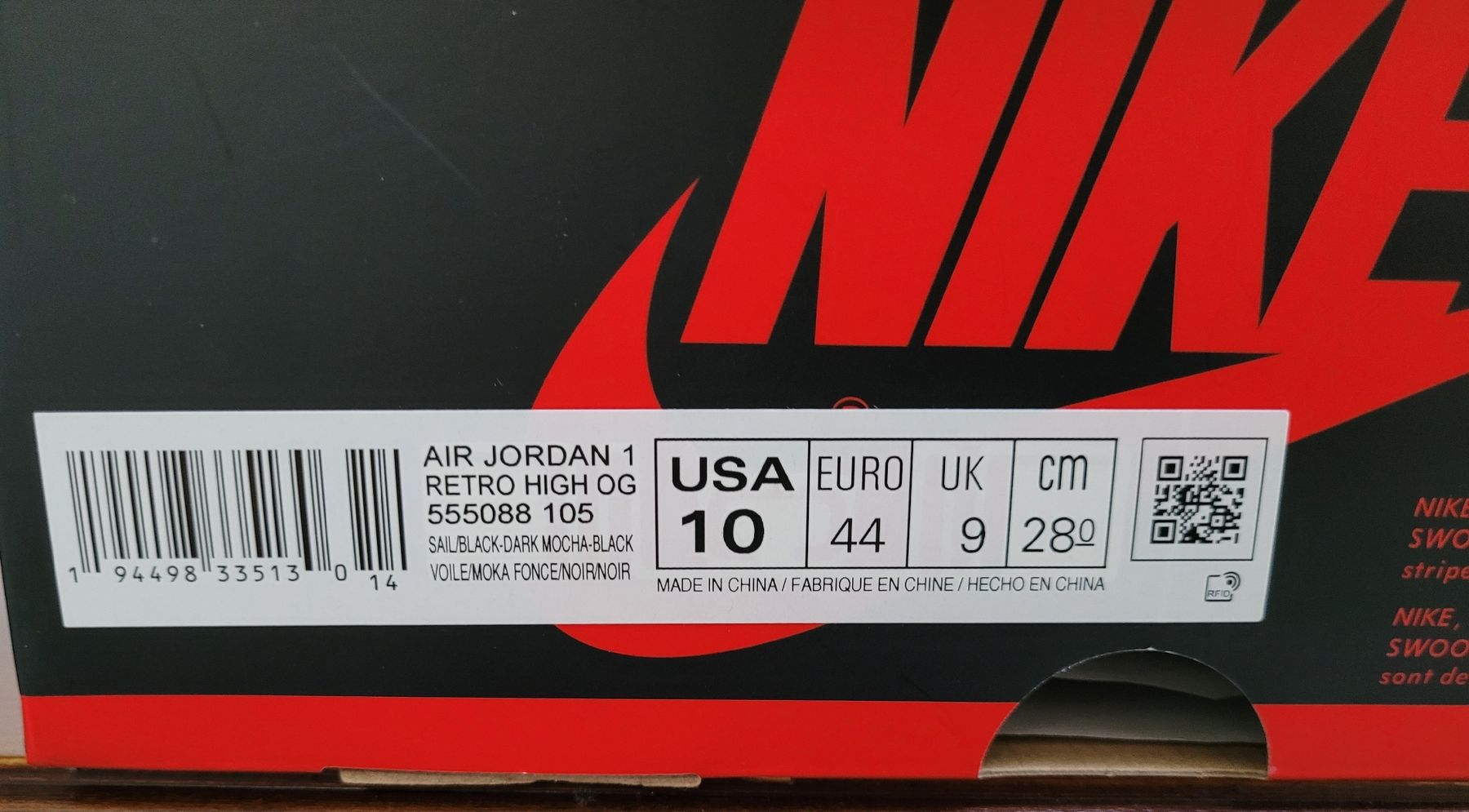 Jordan Herrenschuhe: Nike Jordan 1 dark Mocha Grösse 44 – Gebraucht aus Kappelen von Betonchic 8