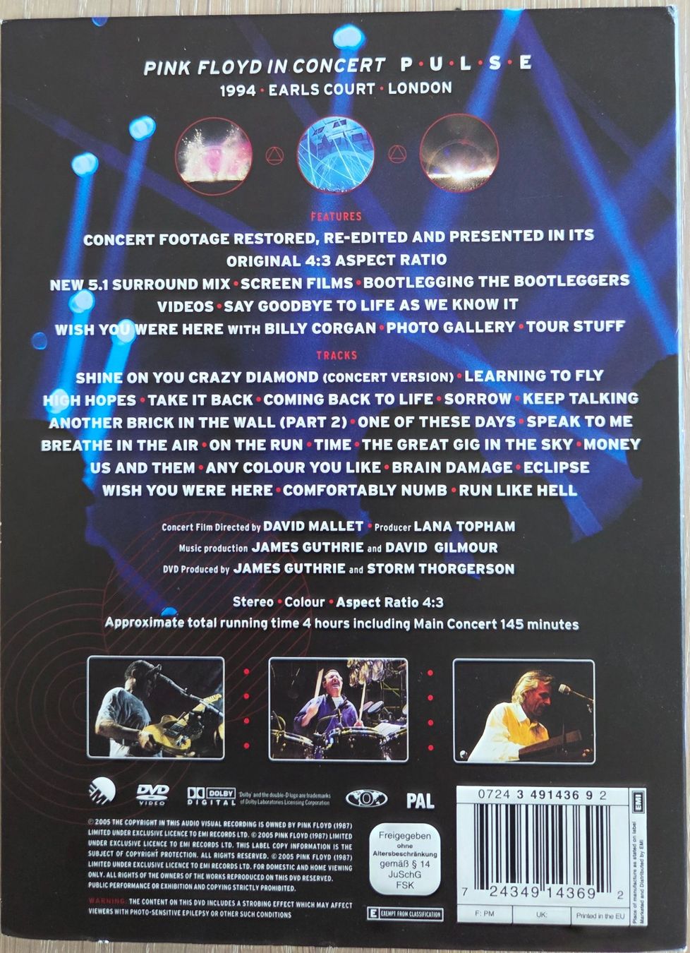 Tous les DVDs: Pink Floyd:   P U L S E  -  2 DVD – D'occasion à Ittigen par bluesboy_66 1