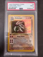Pokemon Kabutops 1.Ed Holo 9/62 - Fossil - ENG - PSA 9 MINT
