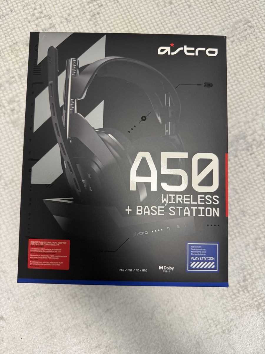 Astro Gaming Cuffie: Astro A50 Wireless + BaseStation Gaming Headset schwarz – Nuovo e nell'imballaggio originale da Sattel venduto da yas_cj5q 1