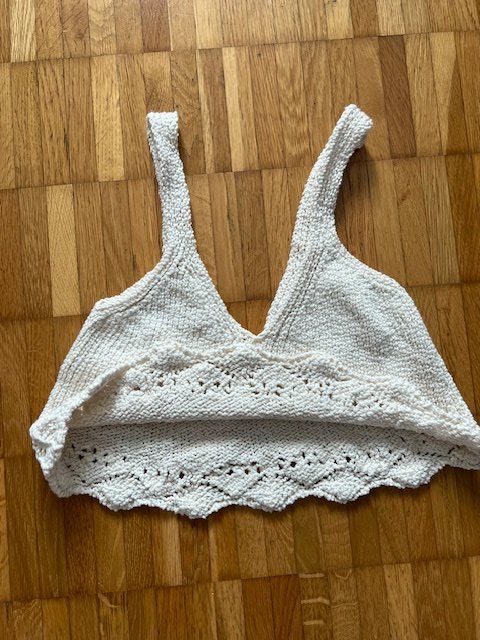 Tops: Sommerliches Strick Top, Creme Weiss, Grösse S – Gebraucht aus Gossau Sg von olles 1
