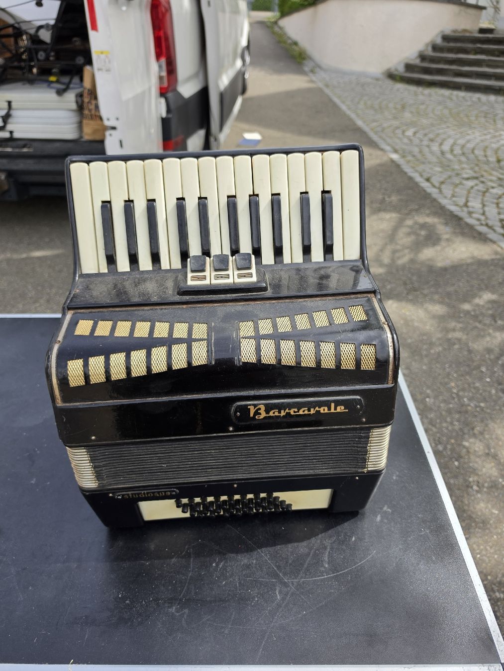 Instruments de musique: Akkordeon "Barcarole Studiosus", Vintage, – D'occasion à Mettlen par elios0888
