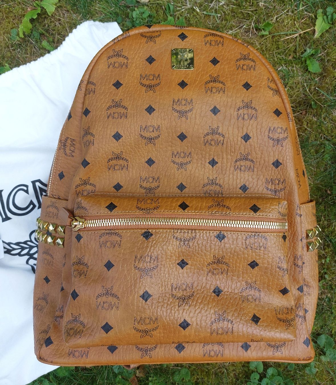 Mcm Zaini: Orig. MCM Visetos Monogram Rucksack large – Nuovo (secondo la descrizione) da Balsthal venduto da Trendline55 3