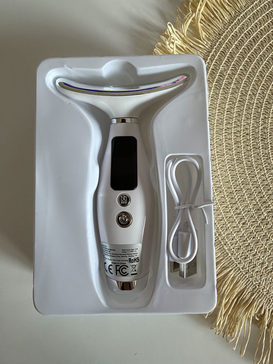 Cura del viso: NIJ Neck Beauty Device LED light therapy – Nuovo e nell'imballaggio originale da Gränichen venduto da Domsiiiii 3