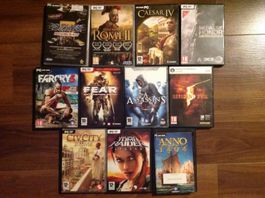 game PC - tomb raider - Rome - resident evil -