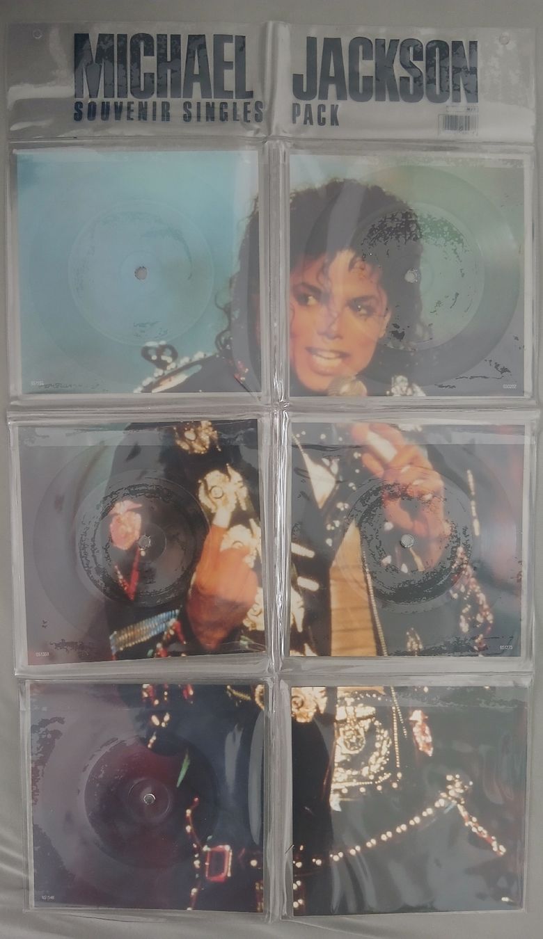 Schallplatten: Michael Jackson Souvenir Singles Pack Square vynil - rare – Gebraucht aus Watt von Tomaf 1