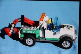 Lego, Abschleppfahrzeug, Fahrer, Kran