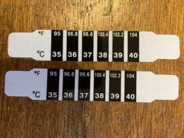 Restposten Fieberstirnbändli, Thermometer, 2 Stk.NEU