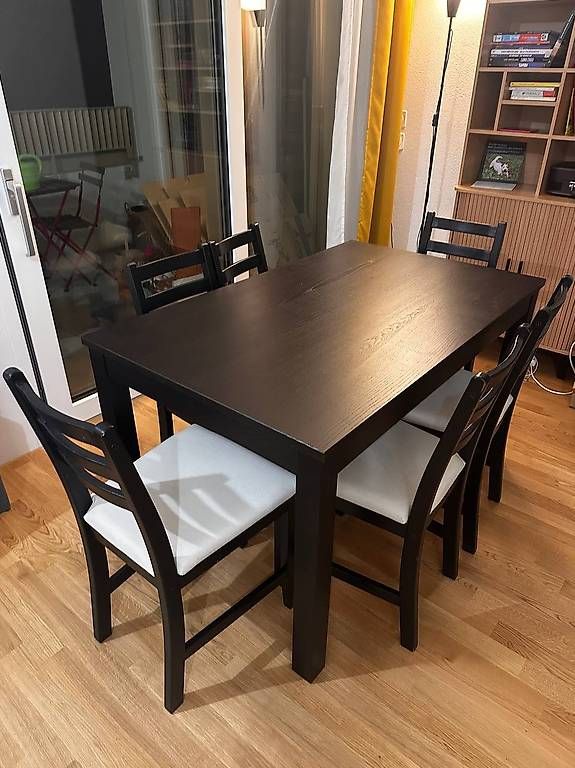 Set di tavolo e panche:  Table extensible + 6 chaises DERNIERE OFFRE - demenagement – Usato da Les Acacias venduto da lor_sft9
