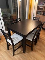  Table extensible + 6 chaises DERNIERE OFFRE - demenagement