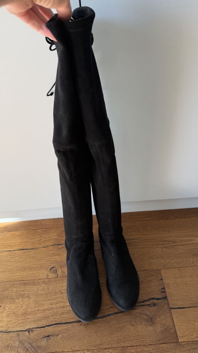 Stuart Weitzman Scarpe da donna: Stuart Weitzman Overknee Stiefel schwarz Grösse 39 – Nuovo (secondo la descrizione) da Küssnacht am Rigi venduto da hor_dpb7 3