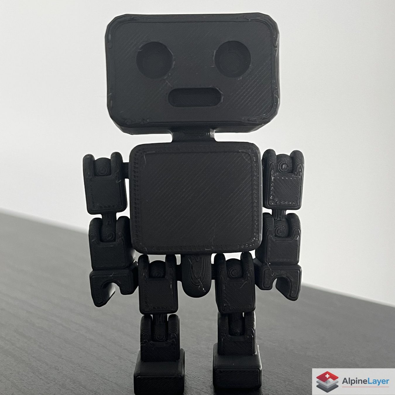 Giocattoli: Articulated Robot 3D Printed Figure Dark Grey – Nuovo (secondo la descrizione) da Losone venduto da AlpineLayer 1