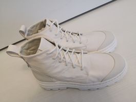 🤩MARC O'POLO SCHNÜR-STIEFEL WEISS AUS WASSERFESTEM STOFF