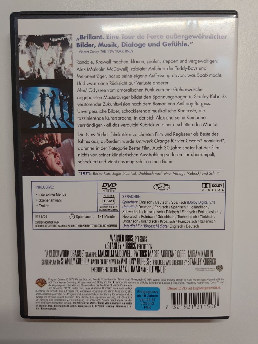 Tutti i DVDs: Uhrwerk Orange – Usato da Liestal venduto da Kratzilla 2