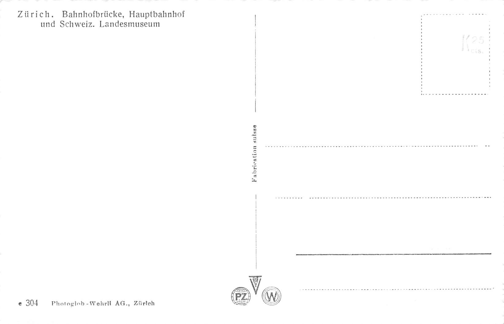 Cartoline postali: Zurich Straßenbahnen – Usato da Biasca venduto da Blenio71 1