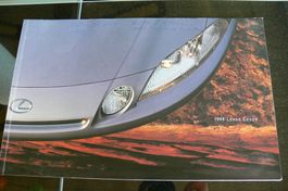 Lexus SC 400 Prospekt 1998  sc400 Lexus