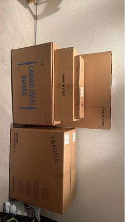 Lavabo bianco 85cm nuovo - Affare imperdibile per la casa!