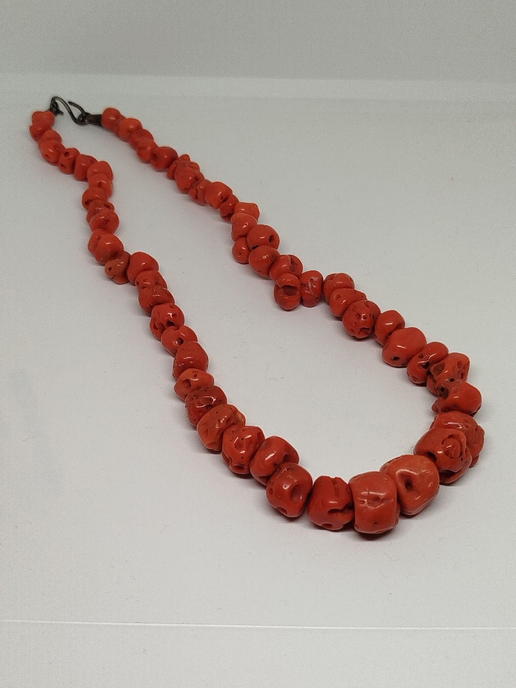 Catenine: Antike Korallenkette, ca.40cm lang. – Usato da Rupperswil venduto da Annet.Dann888 3
