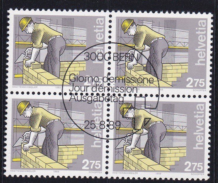Alle Briefmarken: ET Mensch und Beruf 1989-1994 – Neu (gemäss Beschreibung) aus Schliern b. Köniz von joni20