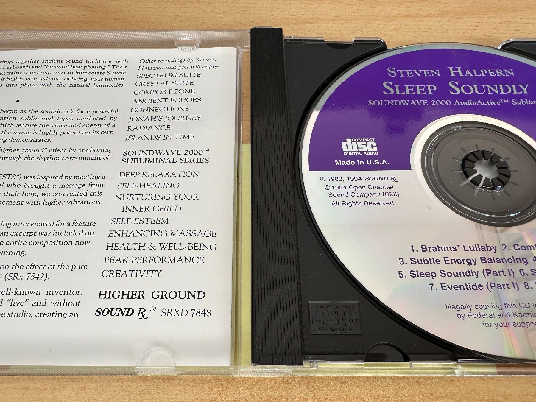 CD: Steven Halpern – Higher Ground – Usato da Rikon im Tösstal venduto da Alpenmutz 2