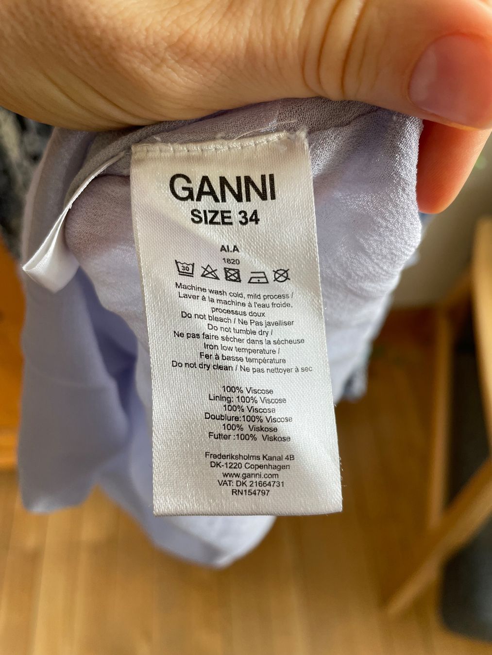 Ganni Vestiti: GANNI | Kleid | Viskose | Gr. 34/36 – Usato da Zürich venduto da samira12382 3