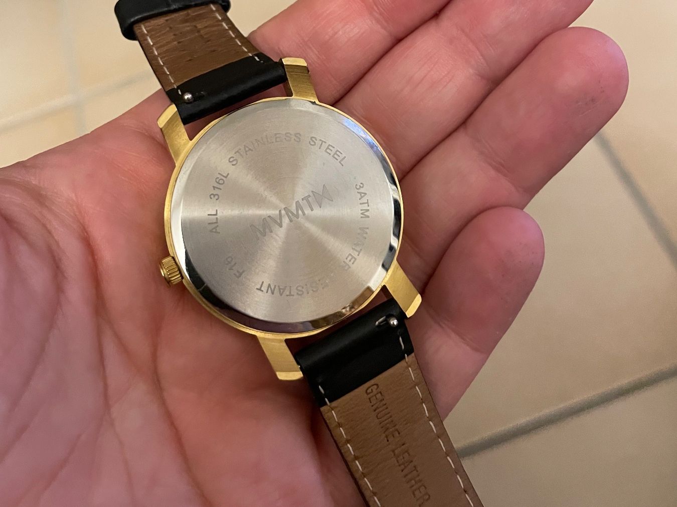 Orologi: MVMT Gold/Black Leather | 38MM – Usato da Nyon venduto da Alex017 2