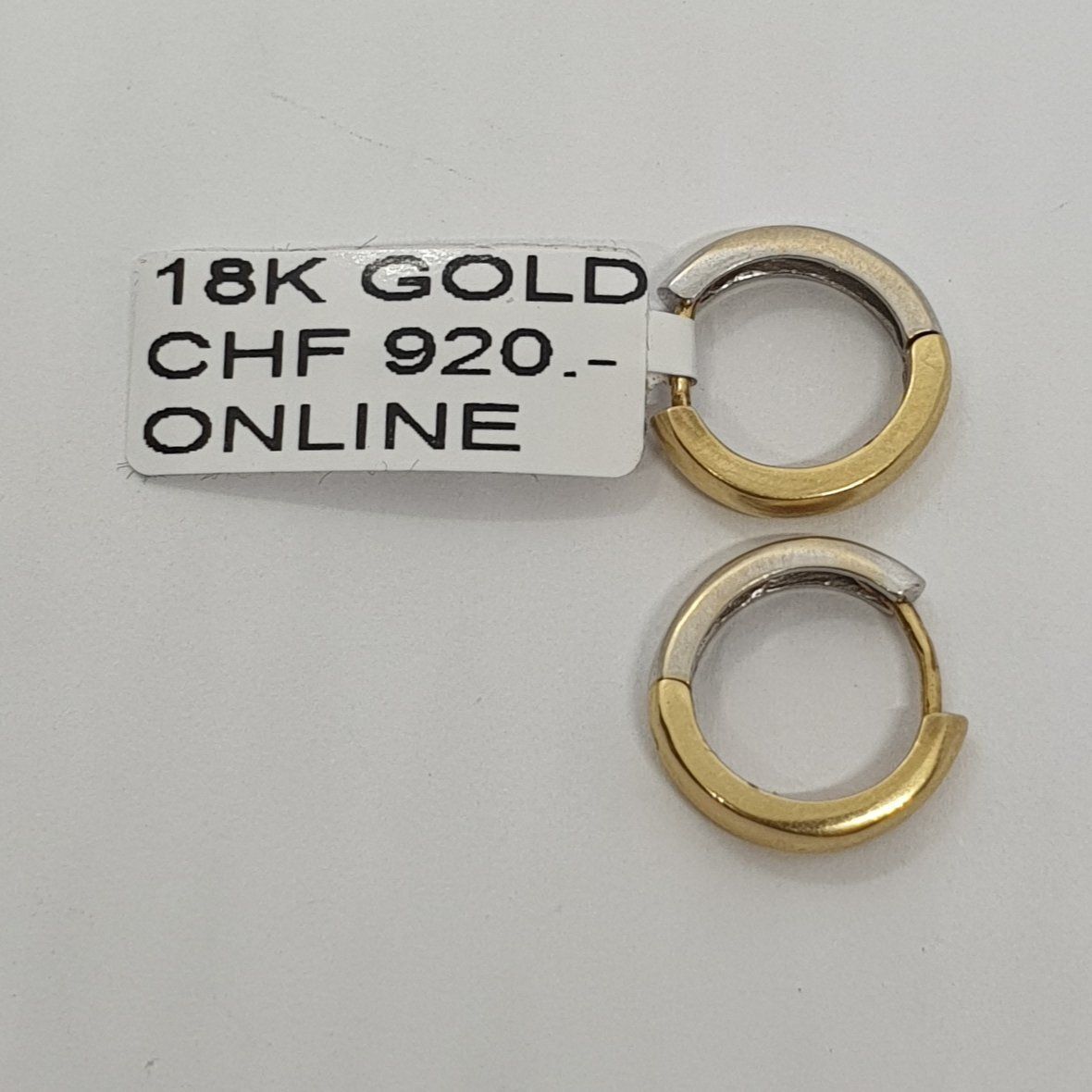 Ohrringe & -stecker: Echt 18K Gold Creolen – Gebraucht aus Luzern von Goldhaus-Luzern 1