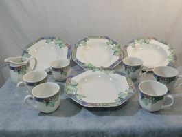 Villeroy & Boch Pasadena Suppenteller, Kaffeetassen, Rahmkru