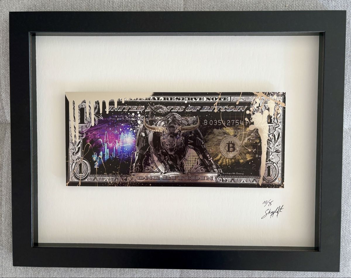 Foto & Immagini: Skyyloft Bilder - Bitcoin 1.0 Dollar Original Skyyloft Bild – Nuovo e nell'imballaggio originale da Bülach venduto da Cspadanuda