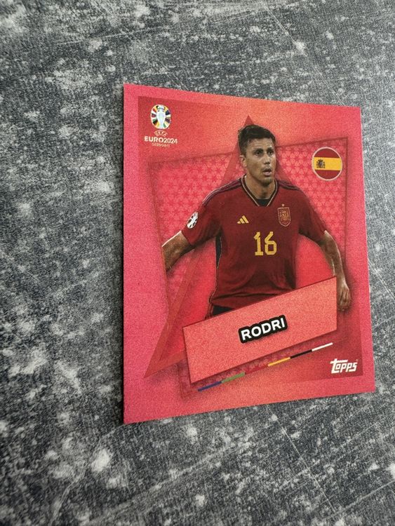 Euro 2024 Topps sticker SP ESP Rodri (Neu (gemäss Beschreibung)) in ...