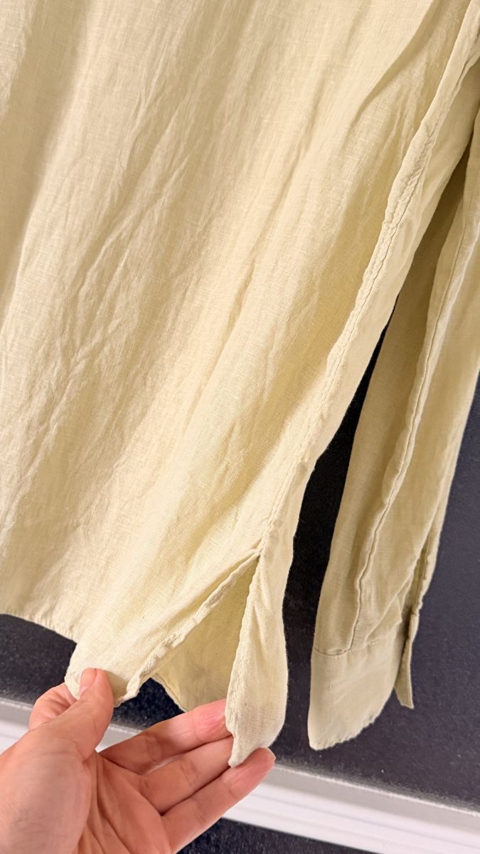 Massimo Dutti Blusen: Chemisier lin Massimo Dutti vert clair taille 38 – Gebraucht aus Bulle von LeMoleson 9