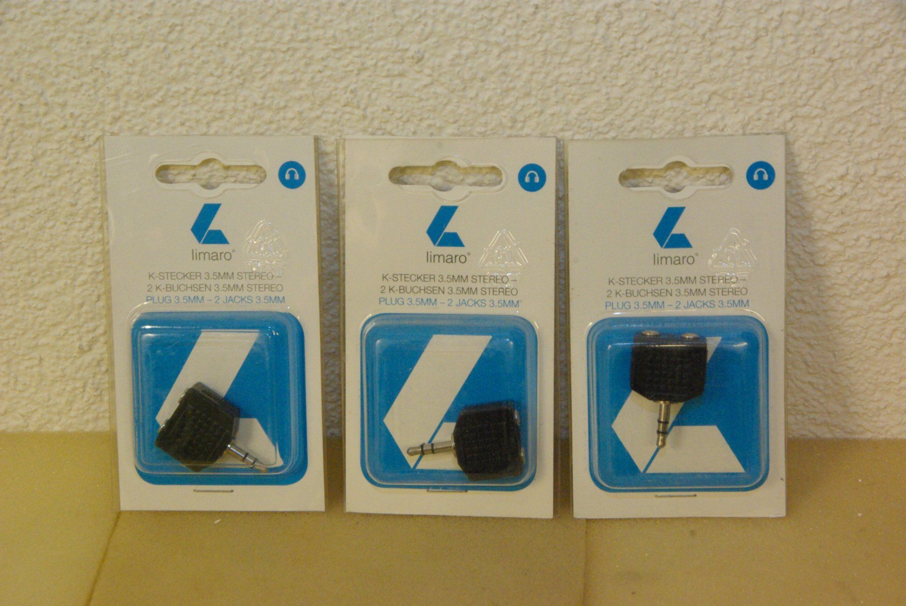 Unità & Adattatore: 3x K-Stecker 3.5mm - Stereo von limaro – Nuovo e nell'imballaggio originale da Herisau venduto da Cevianer1844