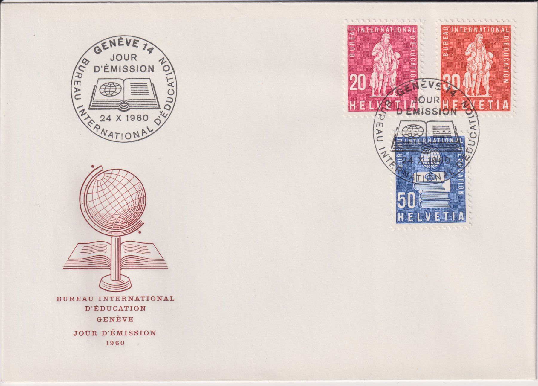 Tous les timbres: Dienstmarken FDC BIE – D'occasion à Bellach par qsearch