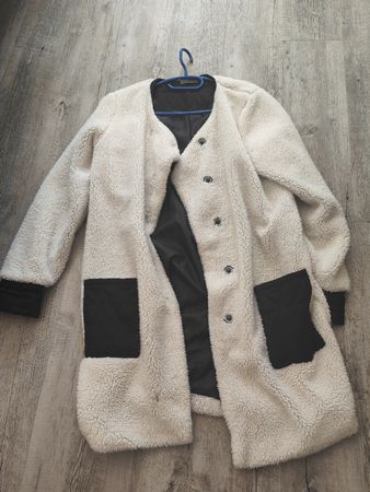 Jacke weiss schwarz