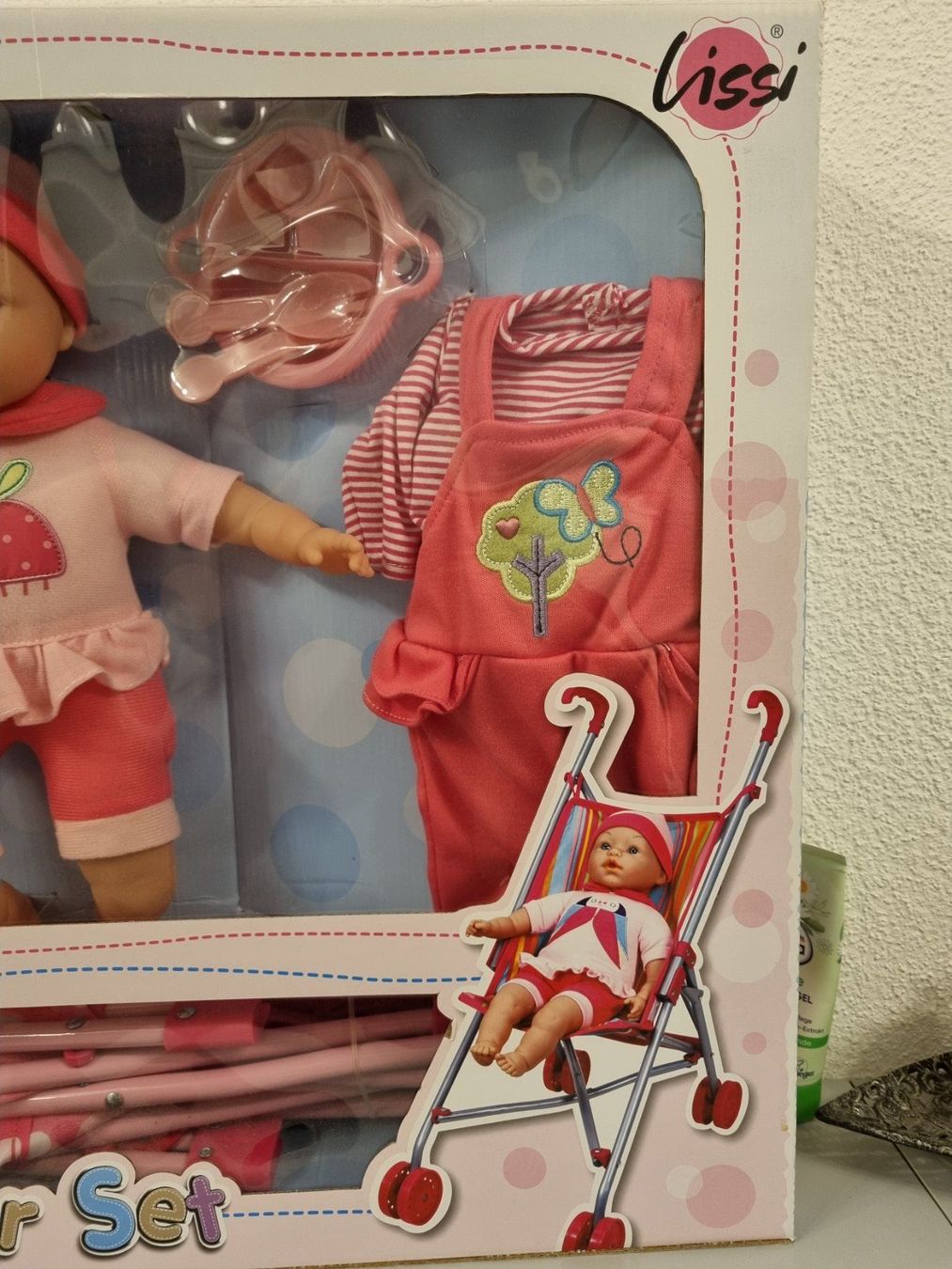 Bambole: Lissi-Puppe mit Kinderwagen-/Stroller-Set – Nuovo e nell'imballaggio originale da Zürich venduto da x.25 3