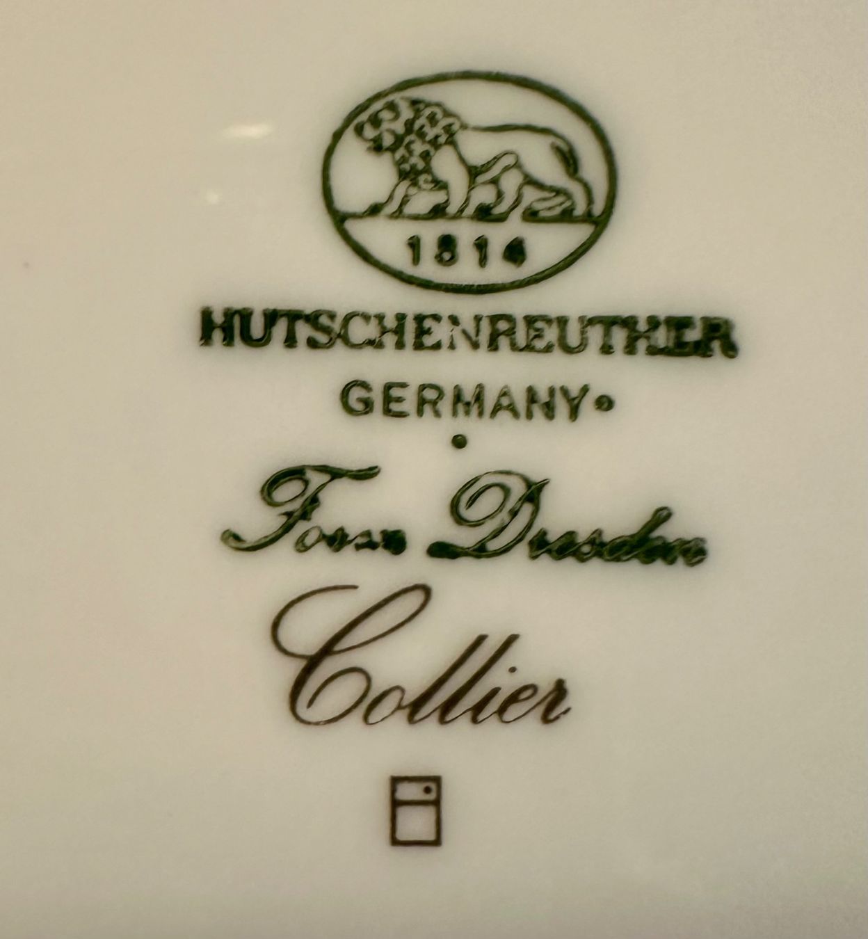 Hutschenreuther Geschirrsets: Ess-Service Hutschenreuter Dresden COLLIER – Gebraucht aus Uster von Wer_brauchts 3