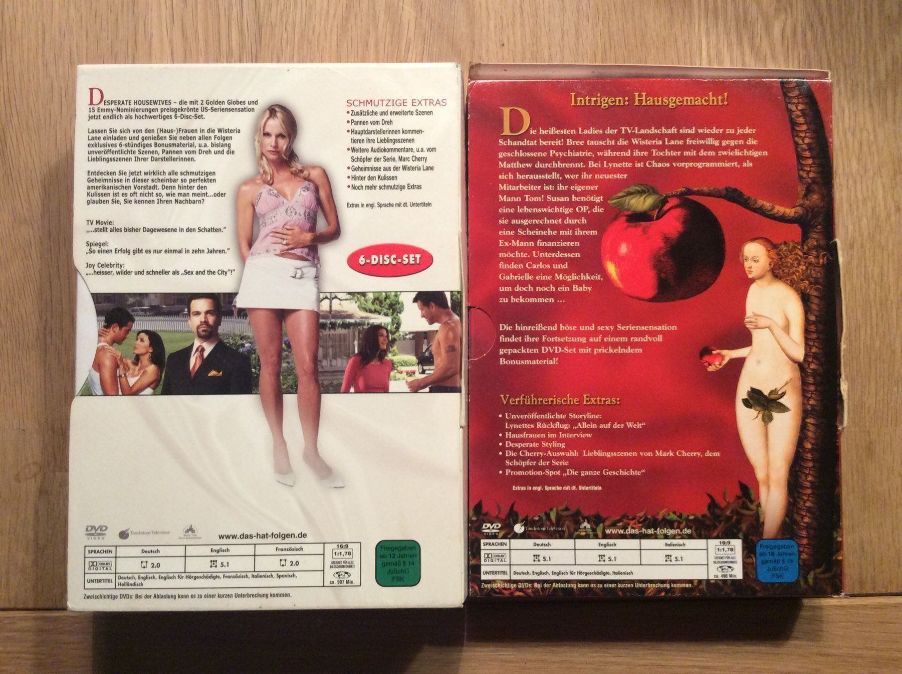 Tutti i DVDs: Desperate Housewives Staffel 1&2 – Usato da Kestenholz venduto da Inna09 1
