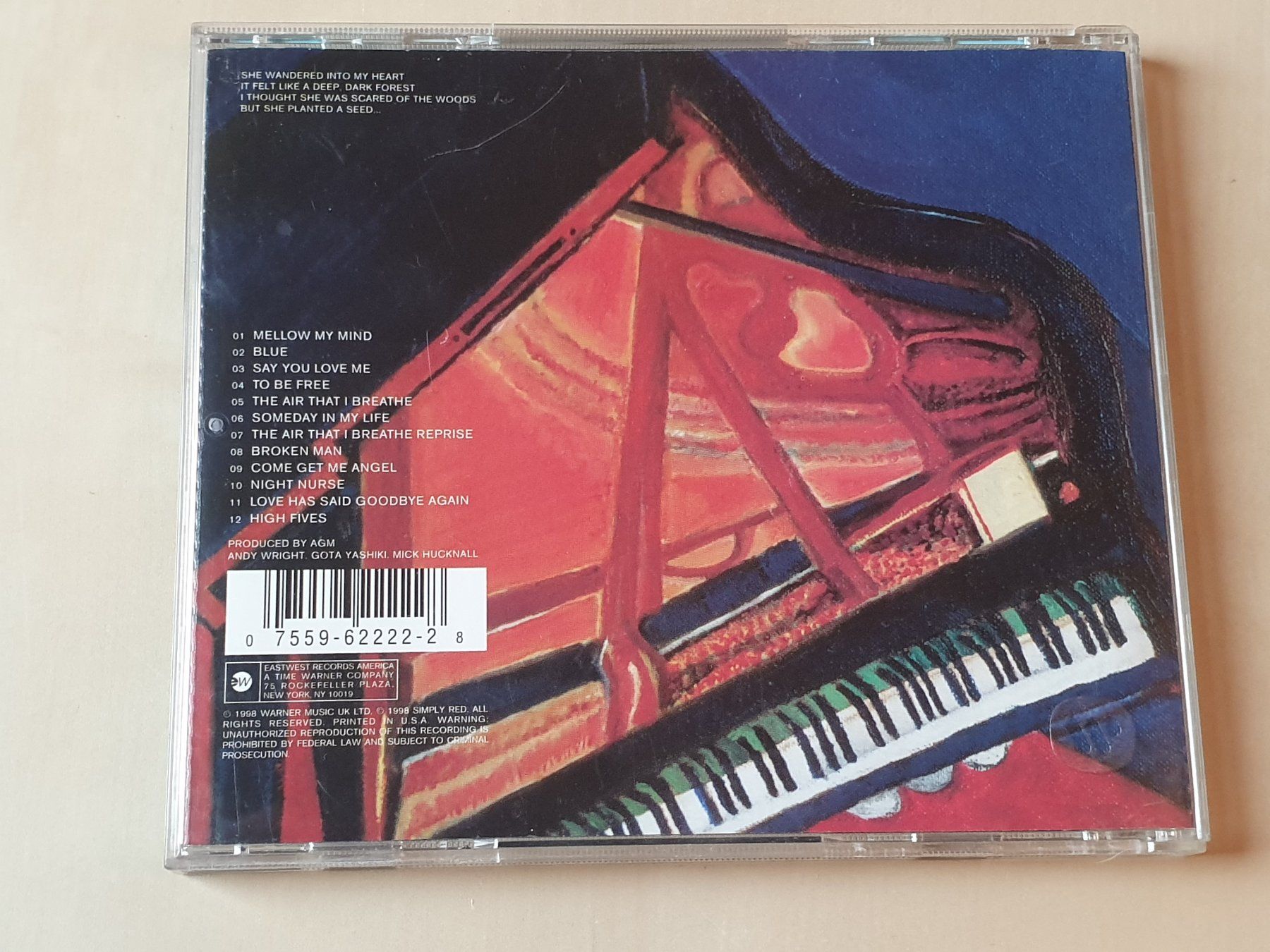 CD: Simply Red Blue – Usato da Stansstad venduto da collectorsshop 1