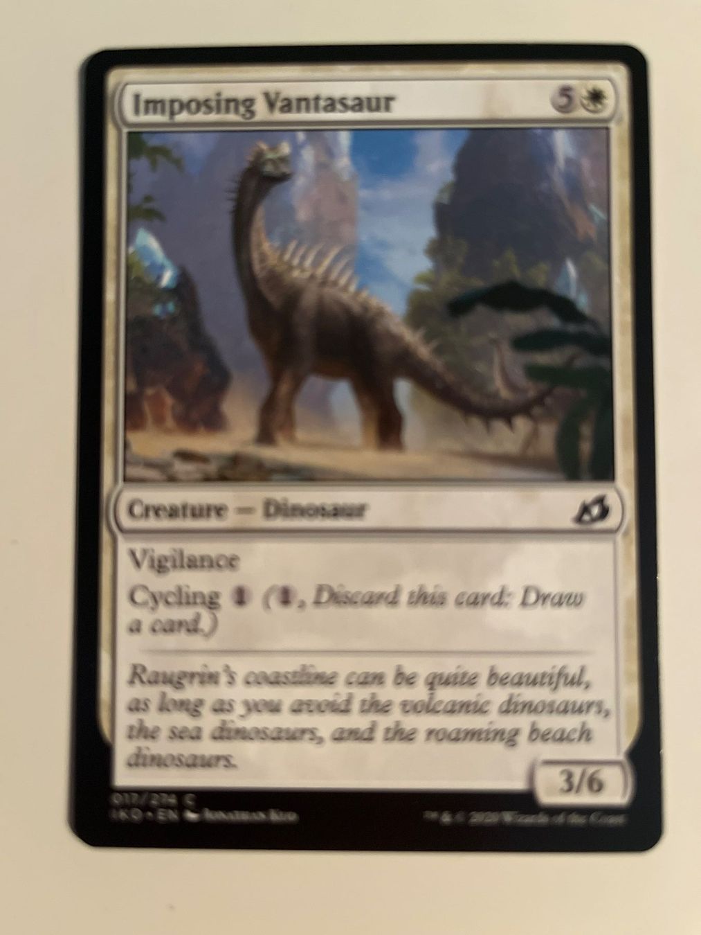 Magic The Gathering Carte collezionabili: 1 x Imposing Vantasaur - Magic: The Gathering - MtG – Usato da Kriens venduto da Shadi1980