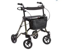 Leichtgewicht-Rollator Dietz M-GT, Aluminium mit Rückengurt